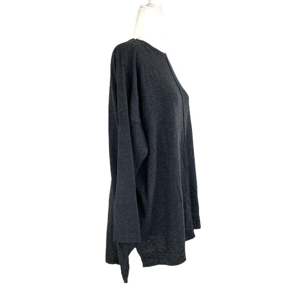 Style & Co Women's Top Tunic Plus Size OX Sweaters Gray Scoop Neck - Picture 5 of 11